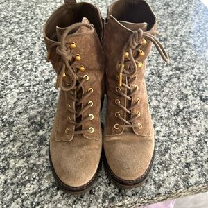 Tory Burch combat boots